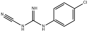 1-(4-chlorophenyl)-3-cyanoguanidine Structure