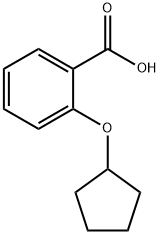 2-(Cyclopentyloxy)benzoic acid Structure