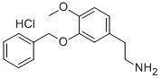 2-(3-BENZYLOXY-4-METHOXY-PHENYL)-ETHYLAMINE HCL Structure