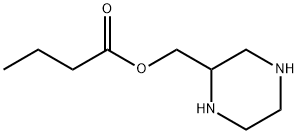 Butanoic acid, 2-piperazinylmethyl ester (9CI) Structure