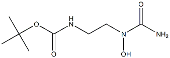 카르밤산,[2-[(아미노카르보닐)히드록시아미노]에틸]-,1,1-디메틸에틸 구조식 이미지