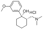 (-)-TRAMADOL, HYDROCHLORIDE Structure