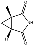 3-Azabicyclo[3.1.0]hexane-2,4-dione,1-methyl-,(1S,5R)-(9CI) Structure