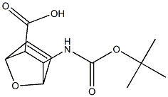 DIEXO-3-TERT-BUTOXYCARBONYLAMINO-7-OXA-BICYCLO[2.2.1]HEPT-5-ENE-2-CARBOXYLIC ACID Structure