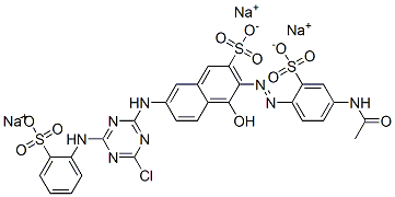 Reactive red 9 (C.I. 17910) 구조식 이미지