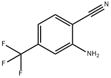 2-Amino-4-trifluoromethylbenzonitrile 구조식 이미지