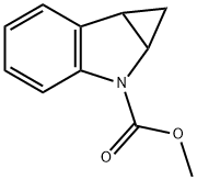 Cycloprop[b]indole-2(1H)-carboxylic  acid,  1a,6b-dihydro-,  methyl  ester Structure