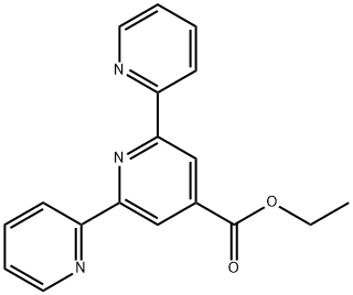 ETHYL 2,2':6',2''-TERPYRIDINE-4'-CARBOXYLATE Structure