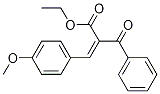 (Z)-ethyl 2-benzoyl-3-(4-Methoxyphenyl)acrylate Structure