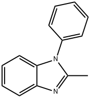 2-METHYL-1-PHENYL-1H-BENZOIMIDAZOLE 구조식 이미지