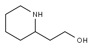 2-Piperidineethanol Structure