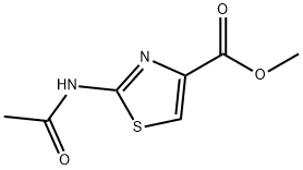 4-Thiazolecarboxylicacid,2-(acetylamino)-,methylester(9CI) Structure