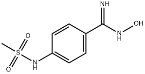 4-(METHYLSULFONYLAMINO)BENZAMIDOXIME Structure