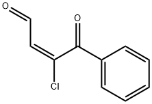 2-Butenal, 3-chloro-4-oxo-4-phenyl-, (E)- (9CI) Structure