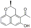 1-[(S)-2,3-Dihydro-5-hydroxy-2-methylnaphtho[1,8-bc]pyran-4-yl]ethanone Structure