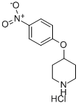 4-(4'-NITROPHENOXY)PIPERIDINE HYDROCHLORIDE 구조식 이미지