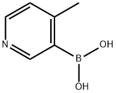4-Methylpyridine-3-boronic acid Structure