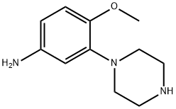 1-(5-AMINO-2-METHOXYPHENYL)PIPERAZINE Structure