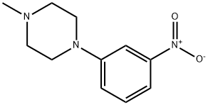 1-METHYL-4-(3-NITROPHENYL)PIPERAZINE 구조식 이미지