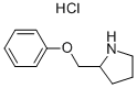2-(PHENOXYMETHYL)-PYRROLIDINE HYDROCHLORIDE Structure