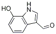 1H-Indole-3-carboxaldehyde, 7-hydroxy- Structure