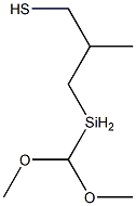 3-(dimethoxymethylsilyl)-2-methylpropanethiol  Structure