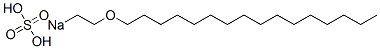 Sulfuric acid sodium 3-oxanonadecane-1-yl ester salt Structure