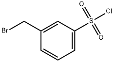 3-브로모메틸벤젠설포닐클로라이드 구조식 이미지