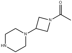 1-(3-(piperazin-1-yl)azetidin-1-yl)ethanone 구조식 이미지