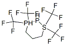 1,1,3,3-Tetrakis(trifluoromethyl)diphosphathiane 구조식 이미지