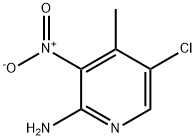 2-AMINO-5-CHLORO-4-METHYL-3-NITROPYRIDINE 구조식 이미지