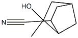 Bicyclo[2.2.1]heptane-2-carbonitrile, 6-hydroxy-6-methyl-, (exo,exo)- (9CI) Structure