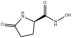 2-피롤리딘카르복사미드,N-히드록시-5-옥소-,(R)-(9CI) 구조식 이미지