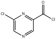 Pyrazinecarbonyl chloride, 6-chloro- (9CI) Structure