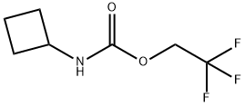2,2,2-Trifluoroethyl N-cyclobutylcarbamate Structure