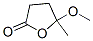5-methoxy-5-methyl-oxolan-2-one Structure