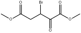 3-BROMO-2-OXOPENTANEDIOIC ACID DIMETHYL ESTER Structure