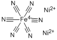 NICKEL FERROCYANIDE Structure