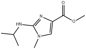 1H-Imidazole-4-carboxylicacid,1-methyl-2-[(1-methylethyl)amino]-,methyl Structure