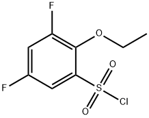 2-Ethoxy-3,5-difluorobenzenesulfonylchloride Structure