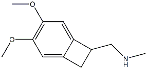 Bicyclo[4.2.0]octa-1,3,5-triene-7-MethanaMine, 3,4-diMethoxy-N-Methyl- Structure