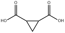 cis/trans 1,2-cyclopropanedicarboxylic acid Structure