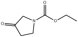 1-N-Ethoxycarbonyl-3-pyrrolidone 구조식 이미지