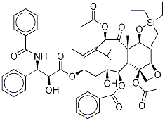 7-O-(Triethylsilyl) Paclitaxel Structure