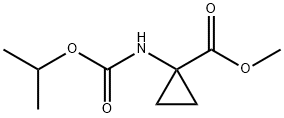 시클로프로판카르복실산,1-[[(1-메틸에톡시)카르보닐]아미노]-,메틸에스테르(9CI) 구조식 이미지