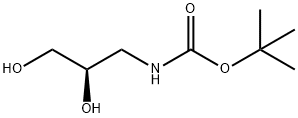 카르바민산,[(2R)-2,3-디히드록시프로필]-,1,1-디메틸에틸에스테르(9CI) 구조식 이미지