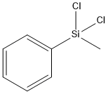디클로로메틸페닐실란 구조식 이미지
