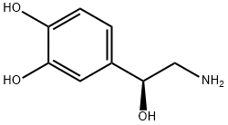 (S)-4-(2-amino-1-hydroxyethyl)pyrocatechol 구조식 이미지