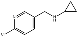 (6-Chloro-pyridin-3-ylmethyl)-cyclopropyl-amine Structure