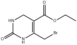 ETHYL 6-(BROMOMETHYL)-2-OXO-1,2,3,4-TETRAHYDROPYRIMIDINE-5-CARBOXYLATE Structure